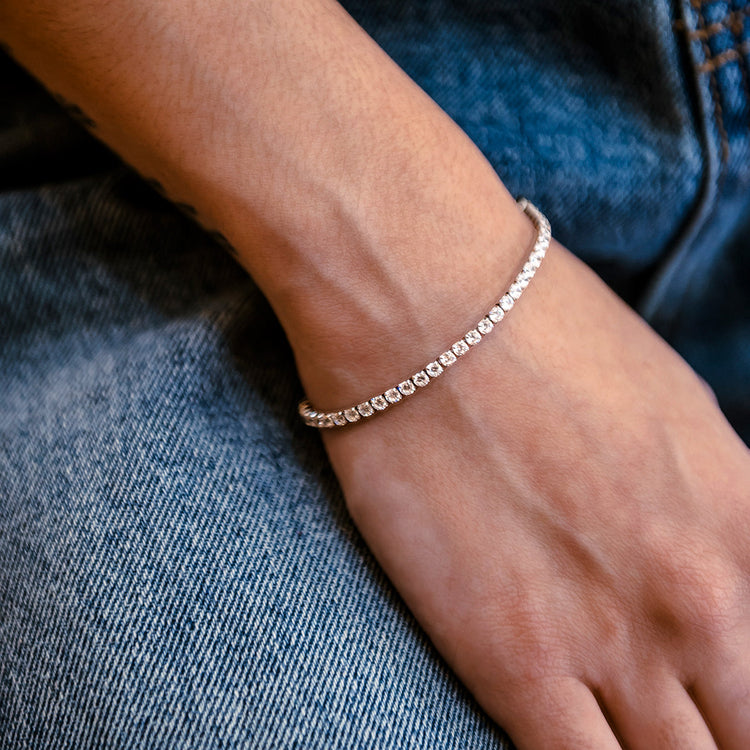 Tennis bracelet gld clearance